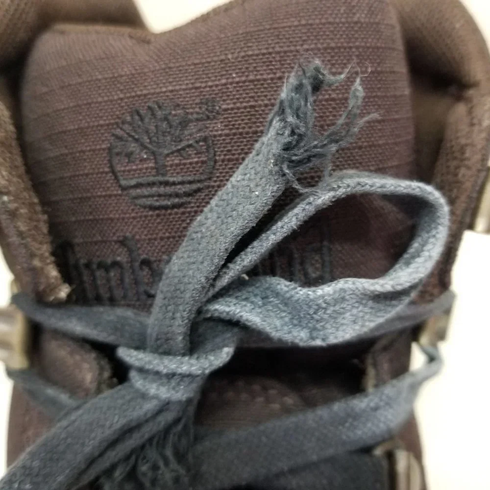 Timberland 9.5 Brown‎ High Top Boots Chunky Grunge Hiking Work